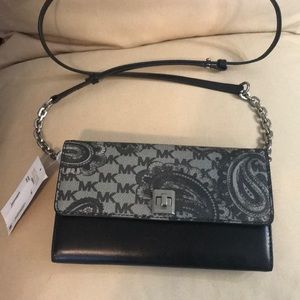 Michael Kors Natalie Paisley Cross Body Wallet